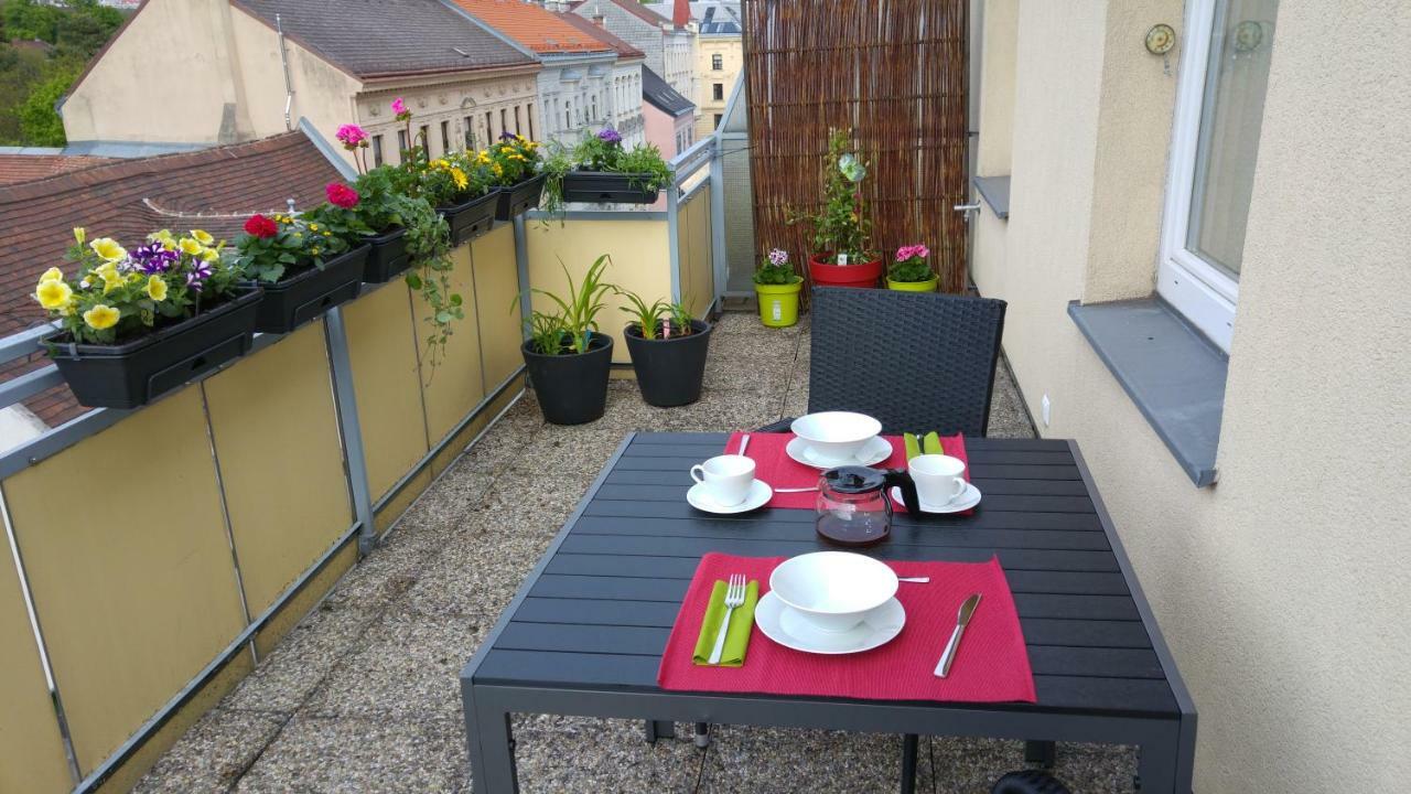 Apartment Visit Vienna Roof Terrace Morning Sun Εξωτερικό φωτογραφία
